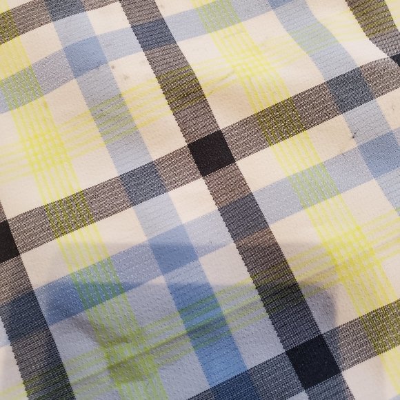 Nike Golf Men's Dri-Fit Yellow and Blue Plaid Shorts Size 35 - Picture 8 of 9